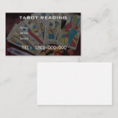 VISITE CARTE ÉDITABLE DE LECTURE DE TAROT (Devant / Derrière)