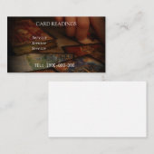 VISITE CARTE ÉDITABLE DE LECTURE DE TAROT (Devant / Derrière)