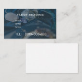 VISITE CARTE ÉDITABLE DE LECTURE DE TAROT (Devant / Derrière)