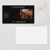 VISITE CARTE ÉDITABLE DE LECTURE DE TAROT (Devant / Derrière)