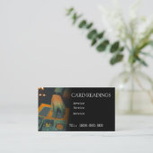VISITE CARTE ÉDITABLE DE LECTURE DE TAROT (Debout devant)