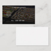 VISITE CARTE ÉDITABLE DE LECTURE DE TAROT (Devant / Derrière)