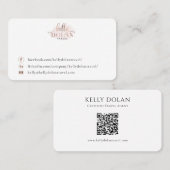 Visite Carte Élastique à cheveux de promotion personnalis (Devant / Derrière)