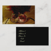 Visite Carte élégante de profil (Devant / Derrière)