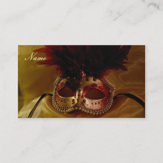 Visite Carte élégante de profil (Devant)