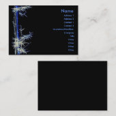 Visite Carte en bambou de profil (Devant / Derrière)