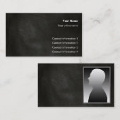 Visite Carte en cuir de tour de grain/ (Devant / Derrière)