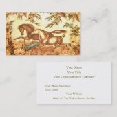 Visite Carte équestre de profil (Devant / Derrière)