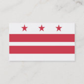 Visite Carte et drapeau de Washington DC (Dos)