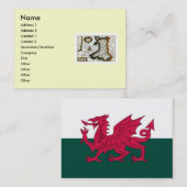Visite Carte et/ou drapeau du Pays de Galles (Devant / Derrière)