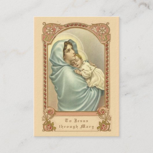 Visite Carte exprès catholique de prière de Novena de (Devant)