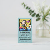 Visite Carte faite sur commande de Childcare de (Debout devant)