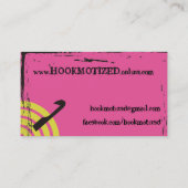 Visite Carte faite sur commande de crochet de crochet de (Dos)