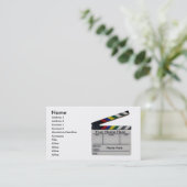 Visite Carte faite sur commande de maison de distribution (Debout devant)