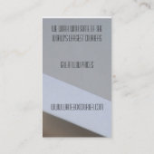 Visite Carte faite sur commande de messager (Dos)