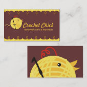 Visite Carte faite sur commande de poussin de crochet de (Devant / Derrière)