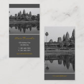 Visite Carte faite sur commande de profil de photo du (Devant / Derrière)