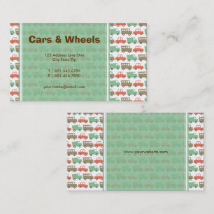 Visite Carte faite sur commande de profil de rétro