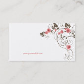 Visite Carte faite sur commande élégante de profil de (Dos)