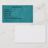 Visite Carte fascinante de profil (Devant / Derrière)