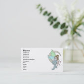 Visite Carte féerique de profil de lune (Debout devant)