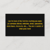 Visite Carte fraîche de marchand de ffl (Dos)