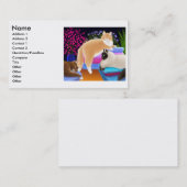 Visite Carte fraîche de profil de blanchisserie d'amour (Devant / Derrière)