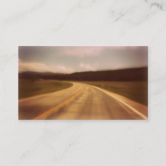 Visite Carte funèbre Horizontel de prière de route (Devant)