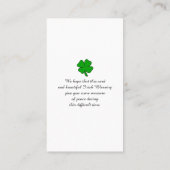 Visite Carte funéraire commémorative de prière (Dos)