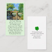 Visite Carte funéraire commémorative de prière (Devant / Derrière)