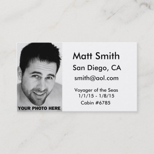 Visite Carte gaie de croisière (Devant)