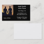 Visite Carte gaie de croisière (Devant / Derrière)