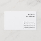 Visite Carte gaie de tour de carte (Dos)