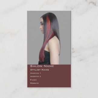 Visite Carte géniale de couleur de styliste en coiffure