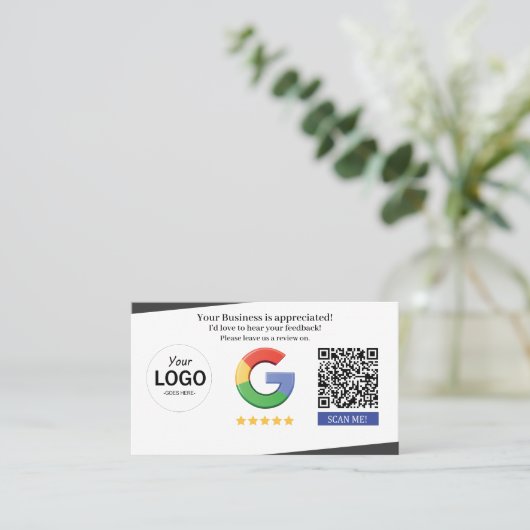 Visite Carte Google de révision (Debout devant)