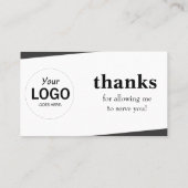 Visite Carte Google de révision (Dos)