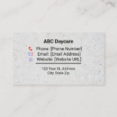 Visite Carte Google Review Pour Les Entreprises De Garde  (Dos)