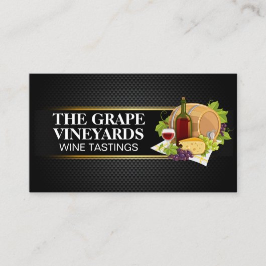 Visite Carte graphique de pique-nique | Vin et fromage (Devant)