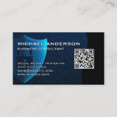 Visite Carte graphique du bouclier de sécurité | Code QR (Devant)