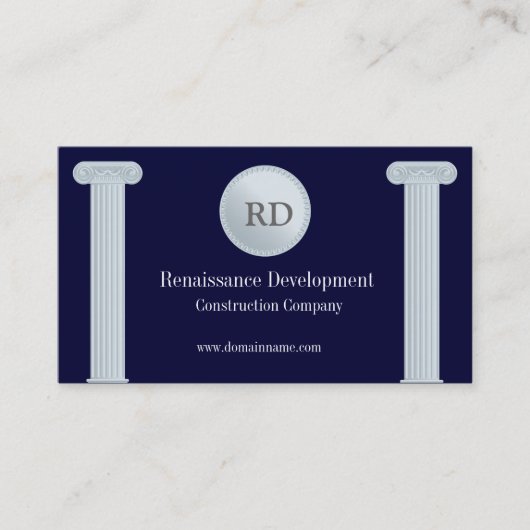 Visite Carte grecque d'entreprise de construction de (Devant)