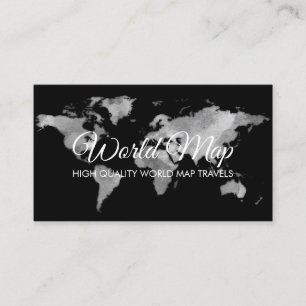 Visite Carte grise du monde globe agent de voyages