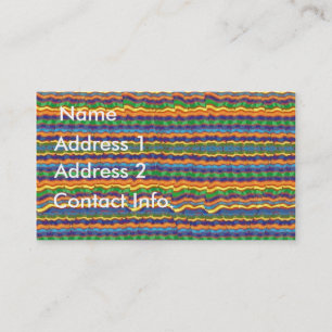 Visite Carte hispanique de profil de conception