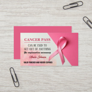 Visite Carte humoristique de soutien contre le cancer du