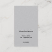 Visite Carte initiale de Fraktur Grays (Dos)