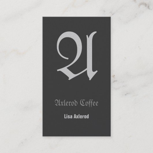 Visite Carte initiale de Fraktur Grays (Devant)