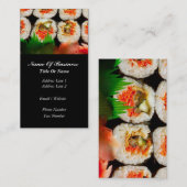 Visite Carte japonaise de restauration (Devant / Derrière)