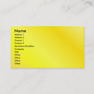 Visite Carte jaune de profil