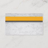 Visite Carte jaune d'entreprise de construction de flèche (Dos)