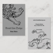 Visite Carte large de lion de progression (Devant / Derrière)