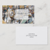 Visite Carte luxueuse de bureau de montre de gratte-ciel (Devant / Derrière)